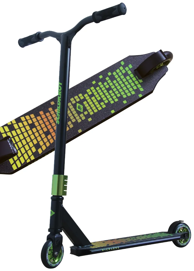 SCHILDKRÖT Trottinette Stunt Scooter Kickless Forest Grand Paris Fournitures SCHILDKRÖT Trottinette Stunt Scooter Kickless Forest