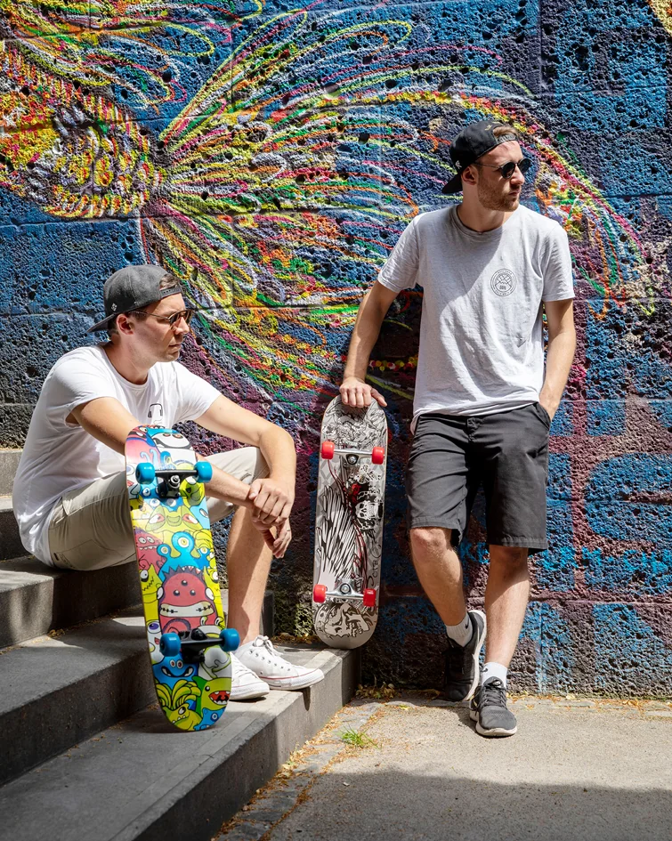 SCHILDKRÖT Skateboard 'Kicker 31' Green Dog