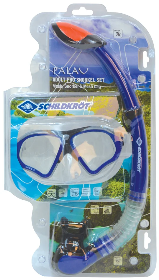 SCHILDKRÖT Set masque/tuba 'Pro Palau', 2 pièces, bleu Grand Paris Fournitures SCHILDKRÖT Set masque/tuba 'Pro Palau', 2 pièces, bleu – Image 3