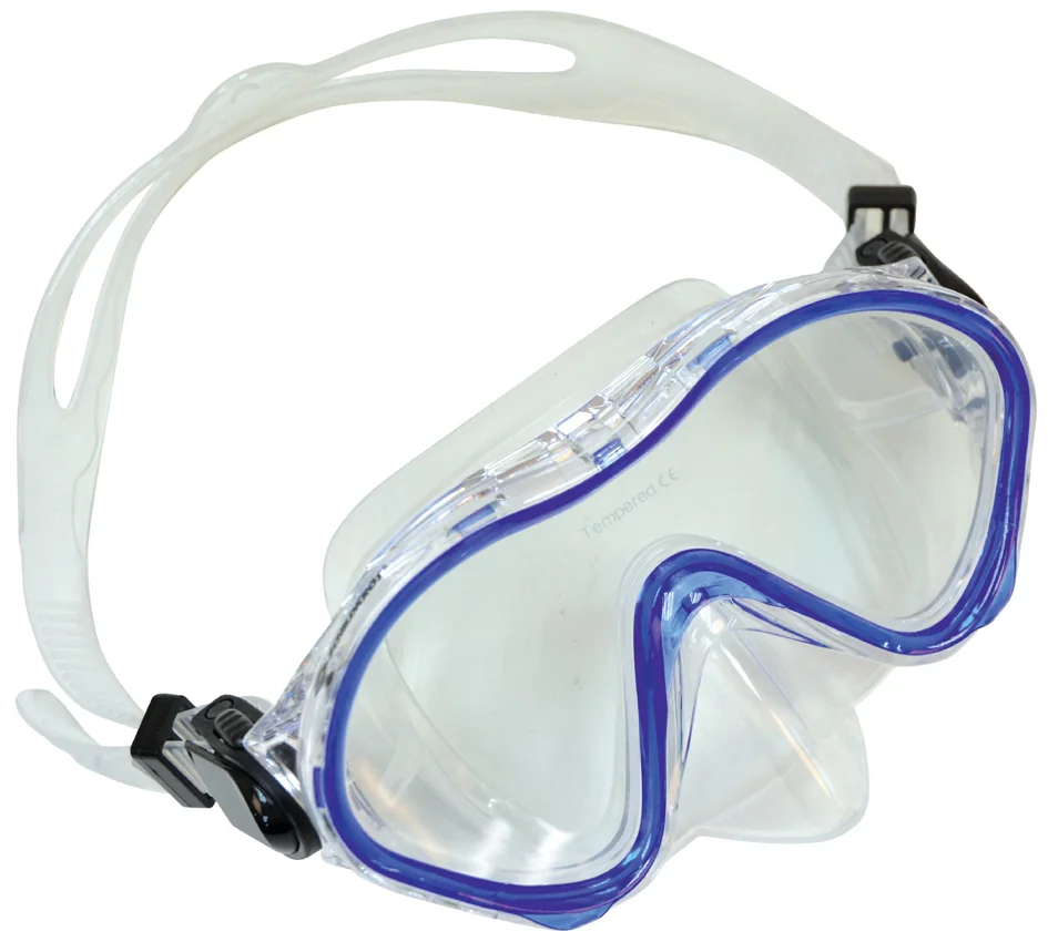 SCHILDKRÖT Masque de plongée Junior 'Tahiti', bleu foncé
