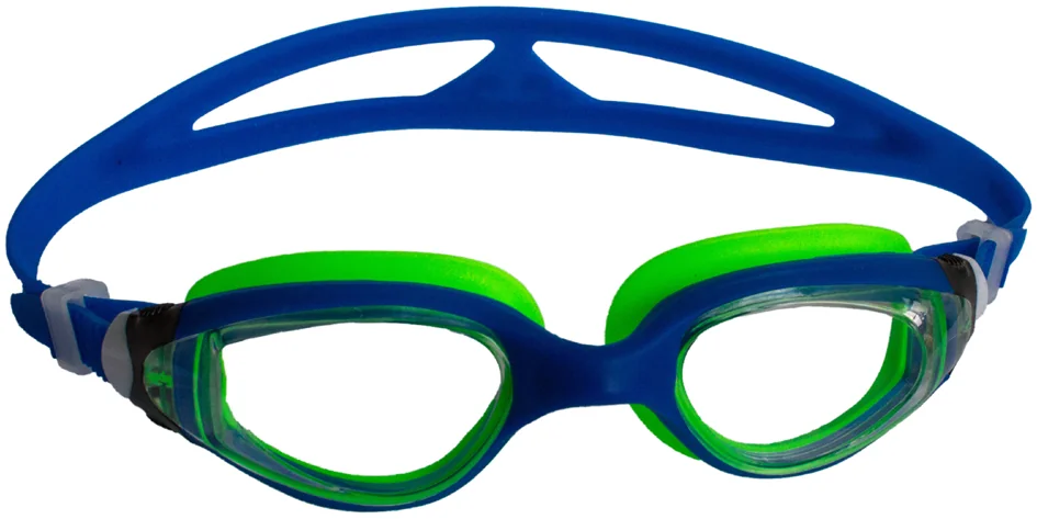 SCHILDKRÖT Lunettes de natation Junior 'Capri', bleu/vert