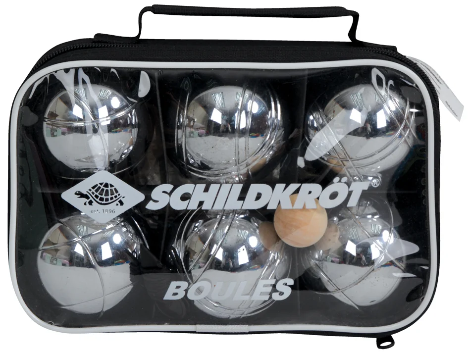 SCHILDKRÖT Set de boules de pétanque, acier Grand Paris Fournitures SCHILDKRÖT Set de boules de pétanque, acier