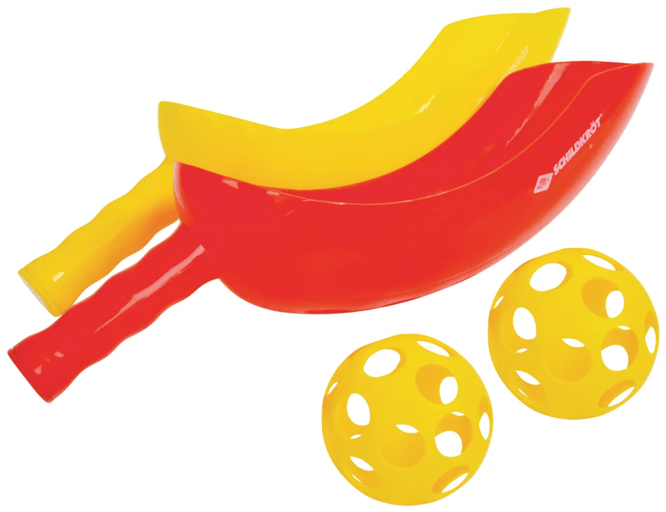 SCHILDKRÖT Jeu de lancer & de réception 'Scoop Ball', jaune