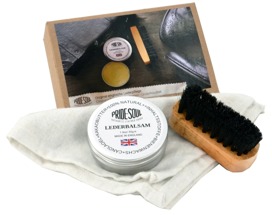 PRIDE&SOUL Kit d'entretien du cuir, 3 pièces