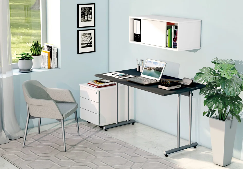 kerkmann Bureau Smart Office, (L)1.400 mm, chêne Grand Paris Fournitures kerkmann Bureau Smart Office, (L)1.400 mm, chêne – Image 4