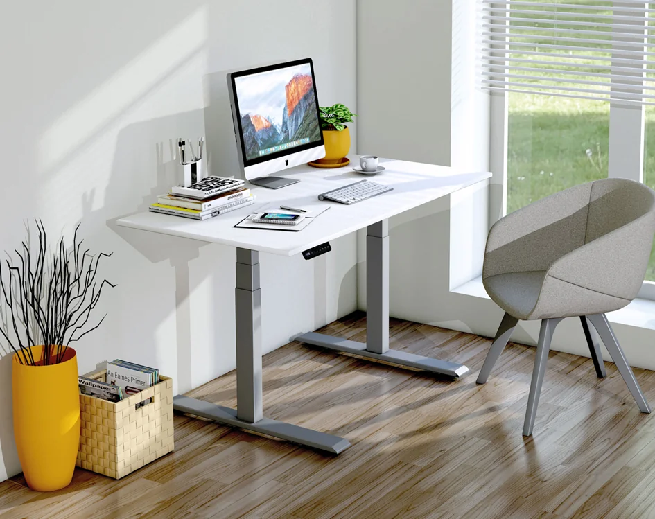 kerkmann Bureau assis-debout Smart Office, anthracite Grand Paris Fournitures kerkmann Bureau assis-debout Smart Office, anthracite – Image 4