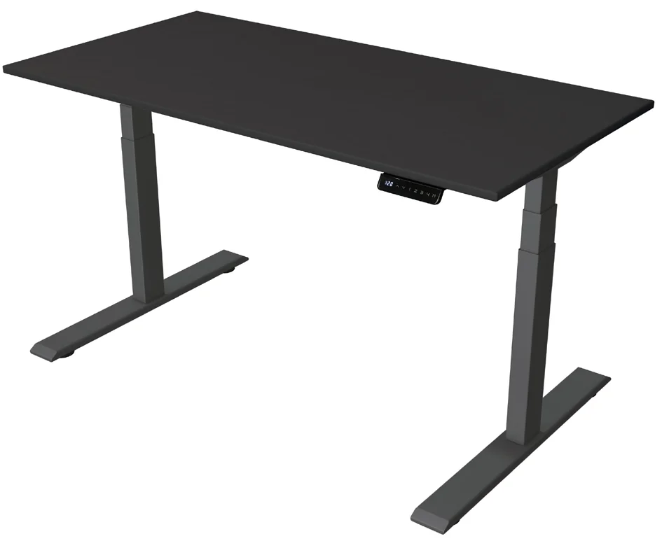 kerkmann Bureau assis-debout Smart Office, blanc/anthracite Grand Paris Fournitures kerkmann Bureau assis-debout Smart Office, blanc/anthracite – Image 3