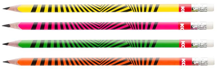 Kores Crayon à papier 'Grafitos Neon', degré de dureté: HB