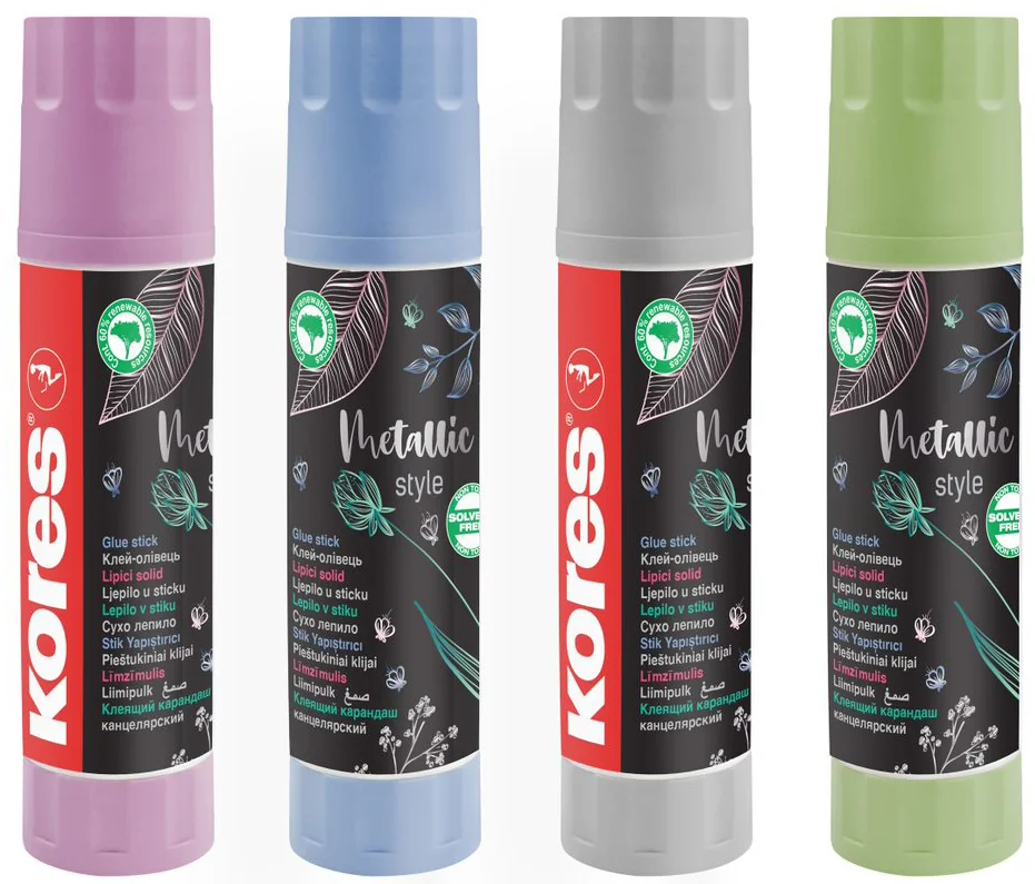 Kores Bâton de colle 'Metallic Style', 20 g, sans solvant