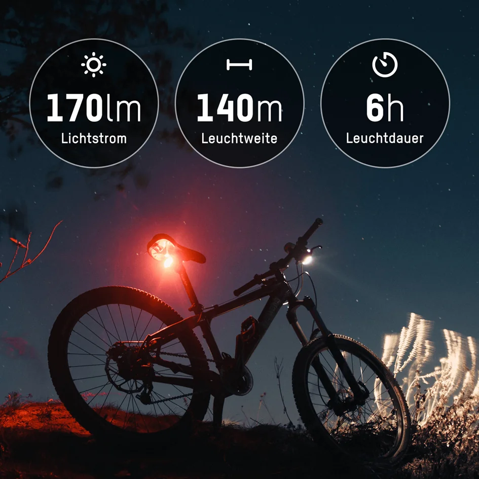 ANSMANN Set d'éclairage LED pour vélo Bikelight Combo 40 Lux Grand Paris Fournitures ANSMANN Set d'éclairage LED pour vélo Bikelight Combo 40 Lux – Image 3