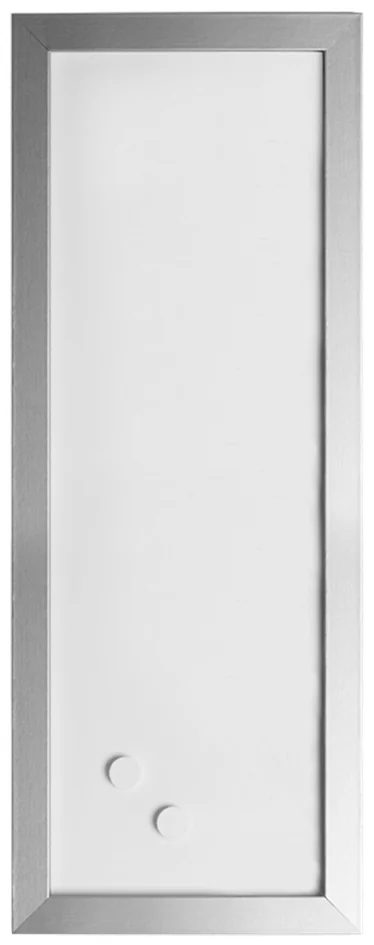Bi-Office Tableau blanc design, 600 x 200 mm, argent