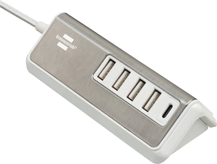 brennenstuhl Station de recharge USB estilo, 4x USB+1x USB-C