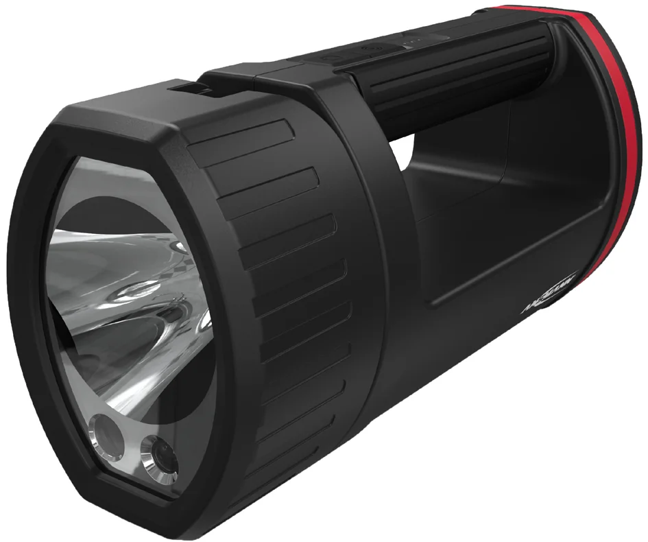 ANSMANN Projecteur portable LED HS20R Pro, noir/rouge Grand Paris Fournitures ANSMANN Projecteur portable LED HS20R Pro, noir/rouge – Image 3