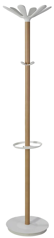 ALBA Portemanteau 'NAHOW', hauteur: 1.750 mm, hêtre / blanc