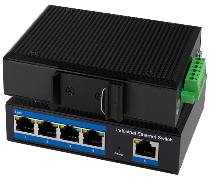 LogiLink Switch industriel Fast Ethernet, 5 ports, unmanaged