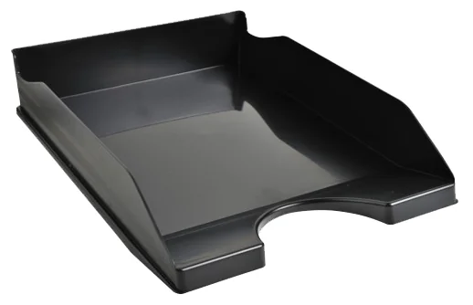 EXACOMPTA Corbeille à courrier ECOTRAY, A4+, noir