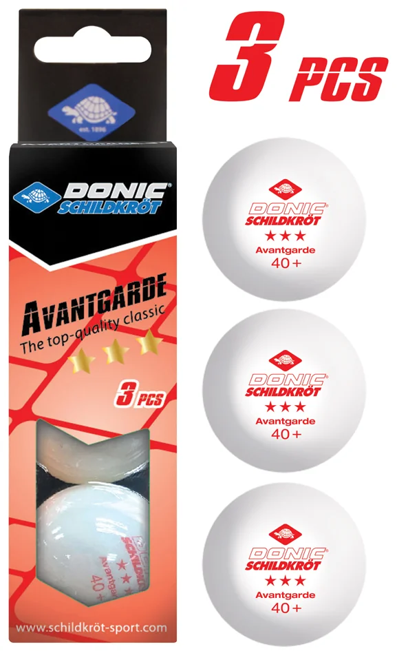 DONIC SCHILDKRÖT Balle de tennis de table 'Avantgarde 3*'