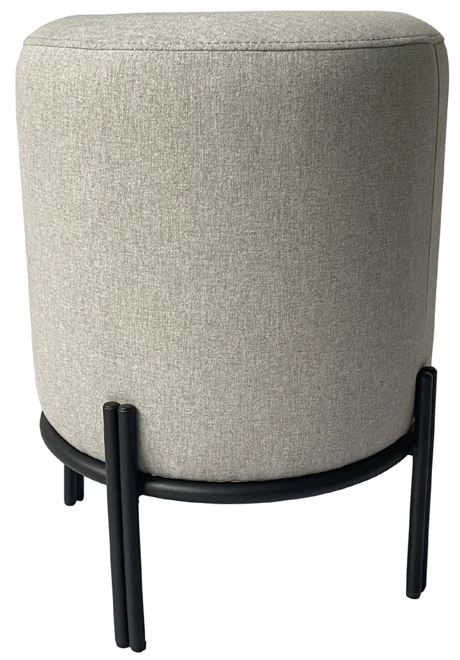 PAPERFLOW Tabouret NEST, rond, revêtement: gris Grand Paris Fournitures PAPERFLOW Tabouret NEST, rond, revêtement: gris