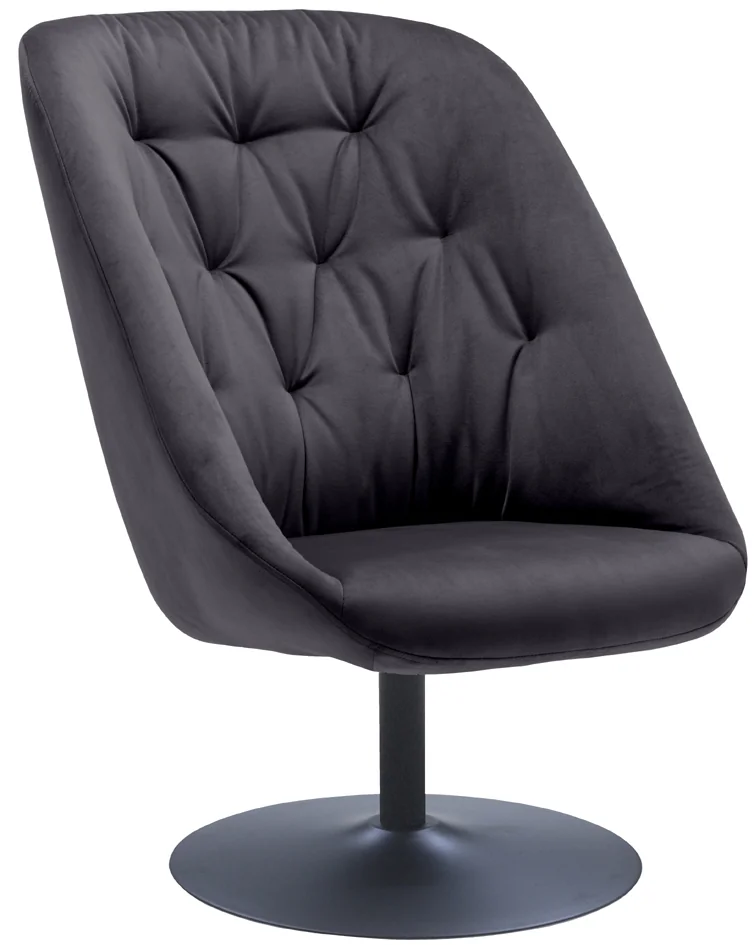PAPERFLOW Fauteuil tournant SCOOP, bleu Grand Paris Fournitures PAPERFLOW Fauteuil tournant SCOOP, bleu – Image 4