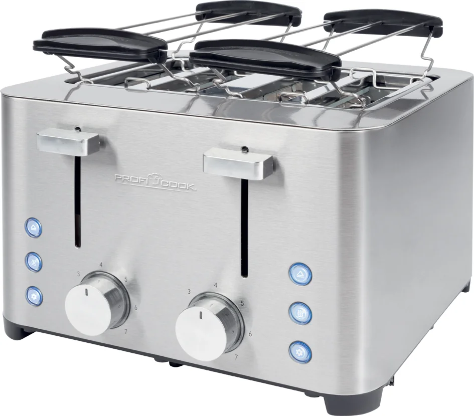 PROFI COOK Grille-pain 4 tranches PC-TA 1252, acier inox