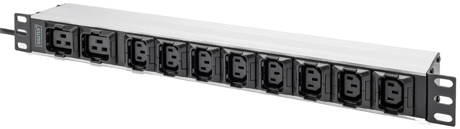 DIGITUS Multiprise 19', 10 prises, 1 U