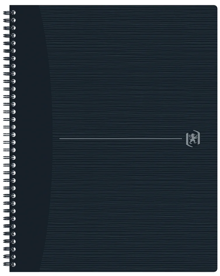 Oxford Cahier à spirales Origins, A4, quadrillé, bleu