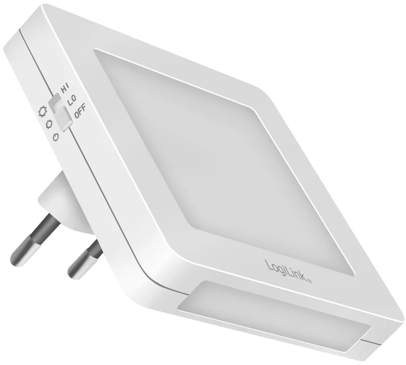 LogiLink Lampe d'orientation à LED avec capteur, blanc