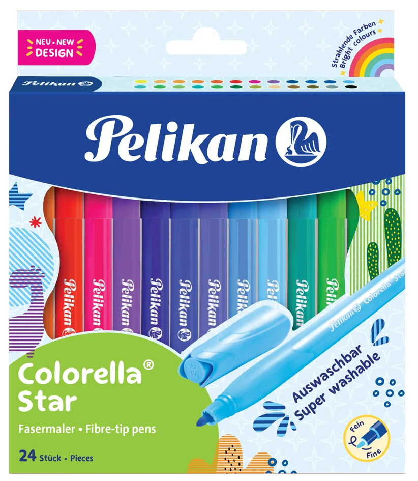 Pelikan Feutre colorella star, étui carton de 10 Grand Paris Fournitures Pelikan Feutre colorella star, étui carton de 10 – Image 3