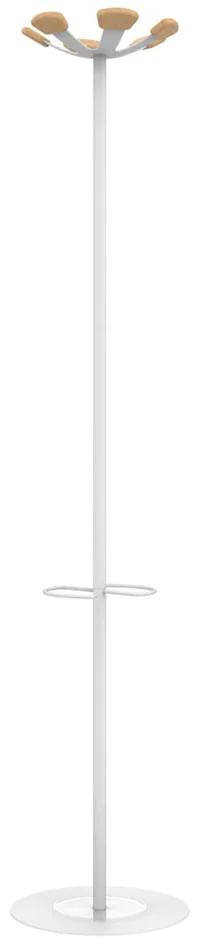 UNiLUX Portemanteau AURORA, hauteur: 1.680 mm, blanc Grand Paris Fournitures UNiLUX Portemanteau AURORA, hauteur: 1.680 mm, blanc – Image 3