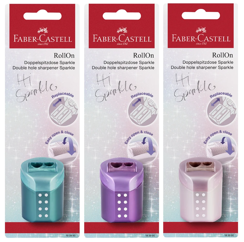 FABER-CASTELL Set de 2 Crayons Jumbo GRIP TWO TONE Coloris Aléatoire