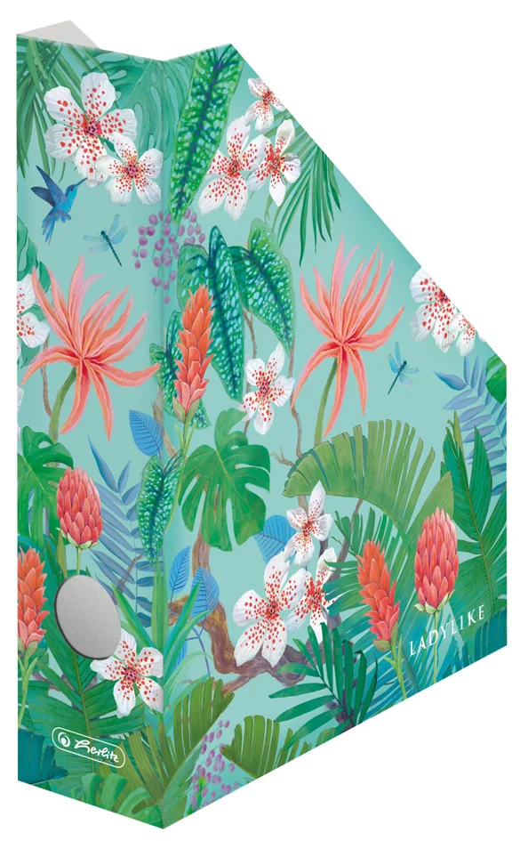 herlitz Porte-revues en carton ondulé Ladylike 'Jungle', A4