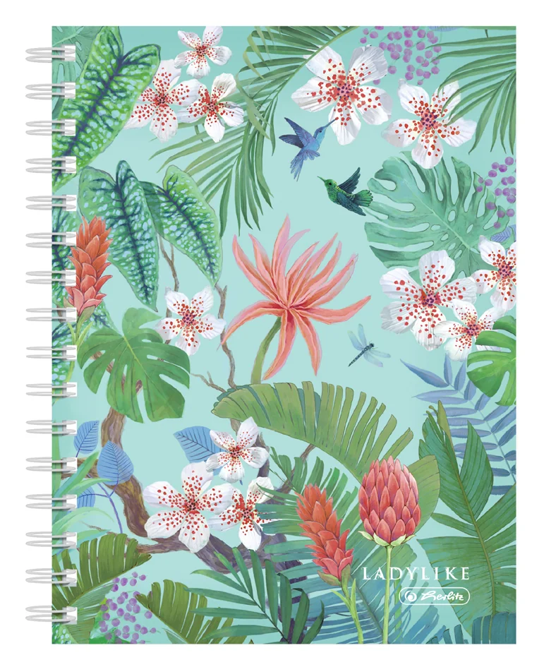 herlitz Carnet à spirales Ladylike 'Jungle', A5
