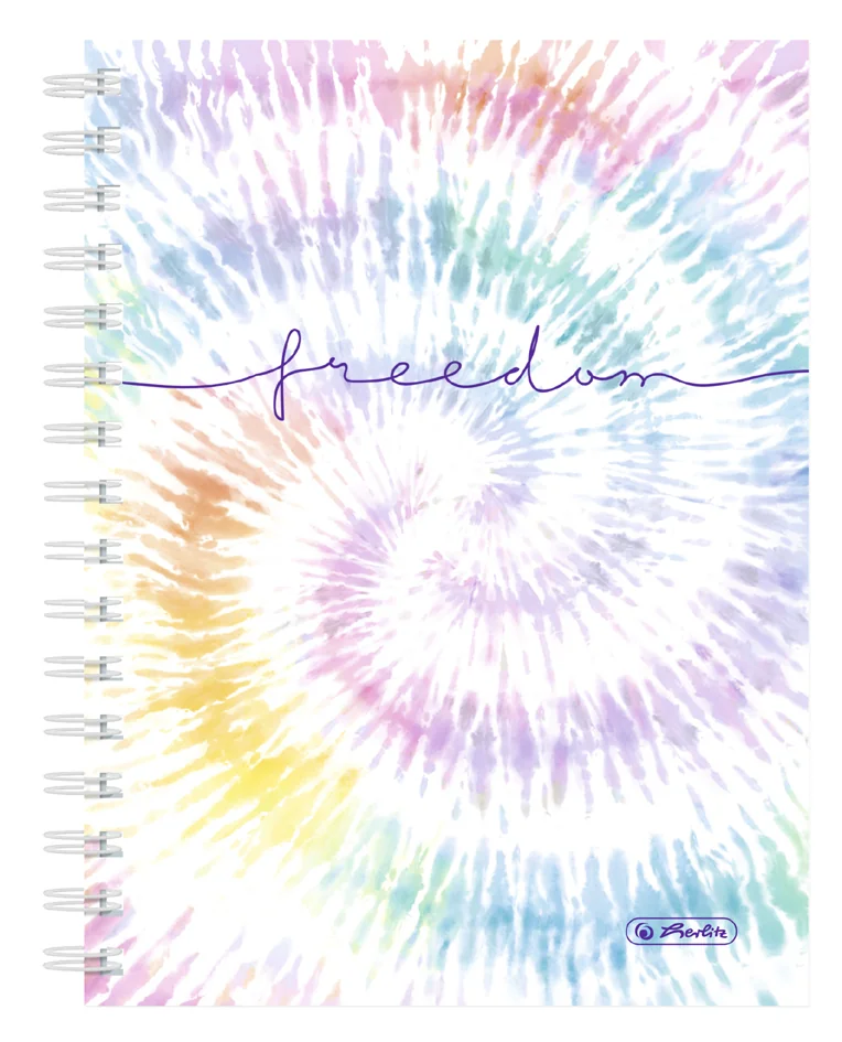 herlitz Cahier à spirales New Batik 'Freedom', A5