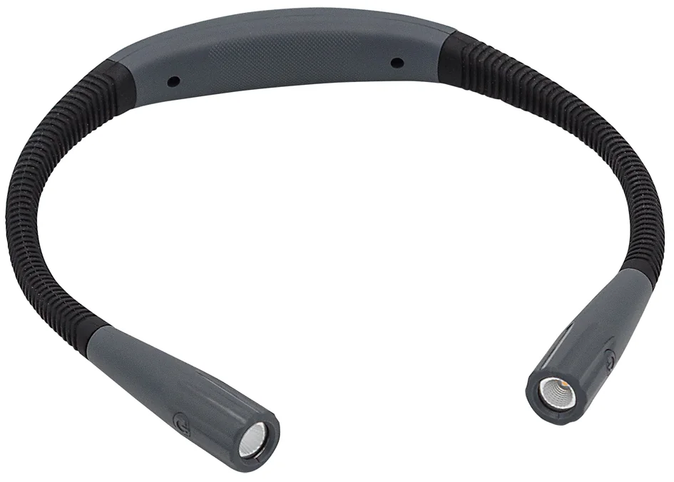 WEDO Lampe de lecture LED LOOPLIGHT, rechargeable, noir/gris