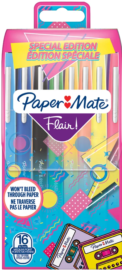 Paper:Mate Stylo feutre Flair RETRO, étui de 16
