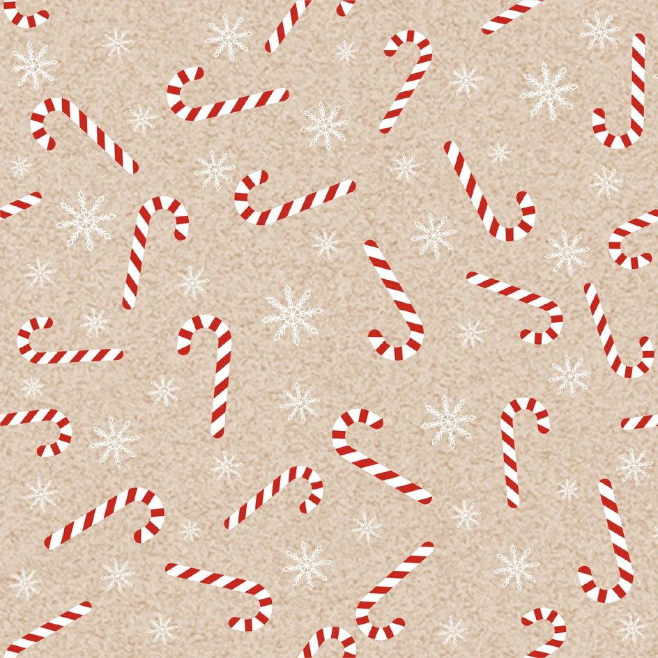 PAPSTAR Serviette à motif de Noël 'Candy Canes'