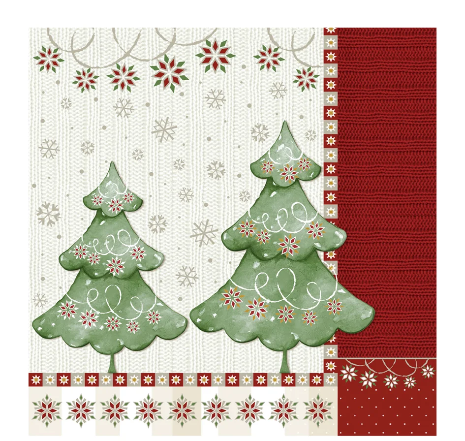 PAPSTAR Serviette à motif de Noël 'Winter Harmony'