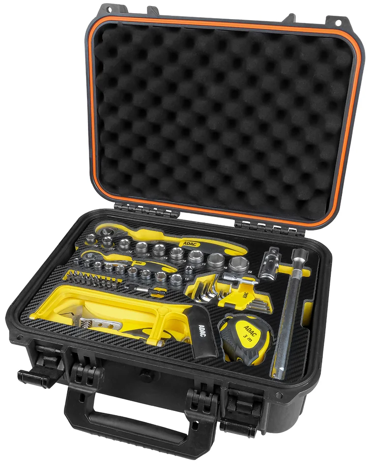 BRÜDER MANNESMANN Jeu d'outils ADAC, mallette de 77 pièces