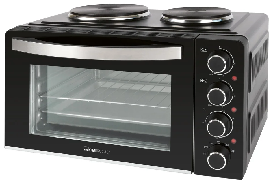 CLATRONIC Petite cuisinière KK 3786, 2 plaques de cuisson