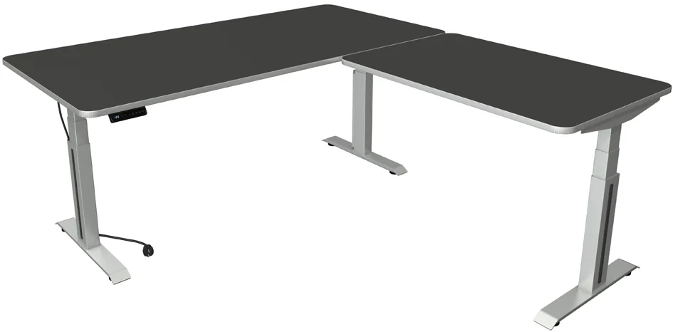 kerkmann Bureau assis-debout avec extension Grand Paris Fournitures kerkmann Bureau assis-debout avec extension – Image 3