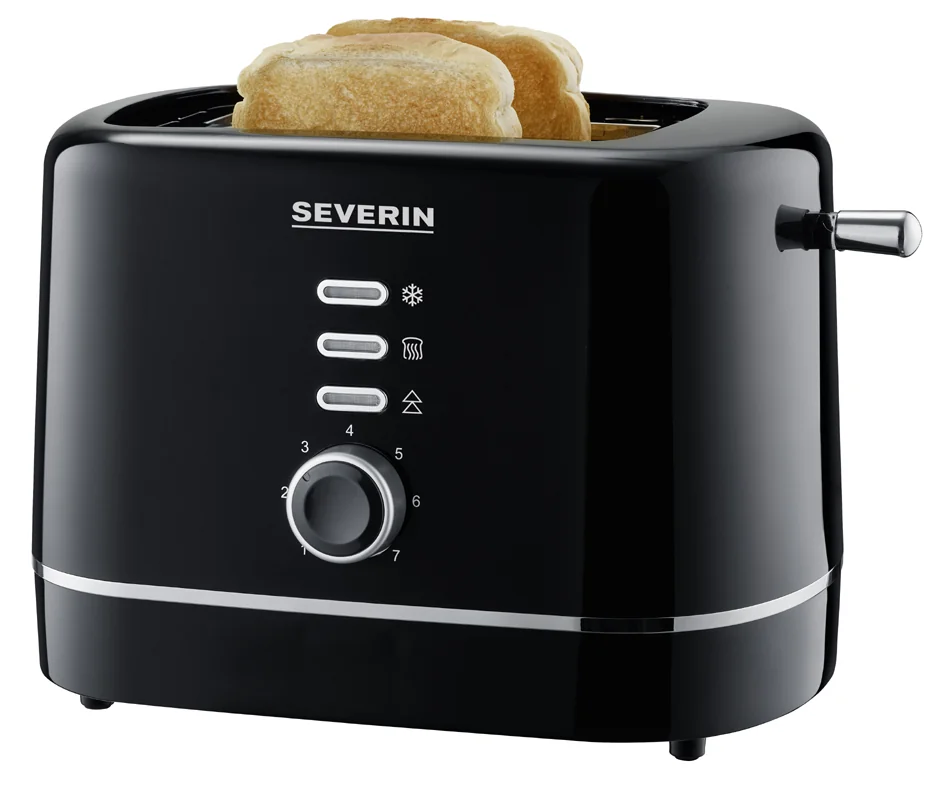 SEVERIN Grille-pain 2 tranches AT 4321, noir