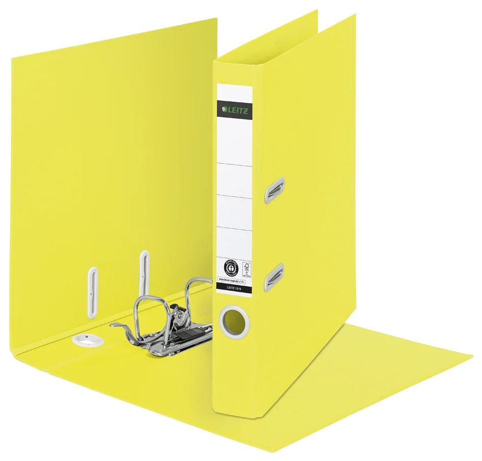 LEITZ Classeur Recycle, 180 degrés, 80 mm, rouge Grand Paris Fournitures LEITZ Classeur Recycle, 180 degrés, 80 mm, rouge – Image 3