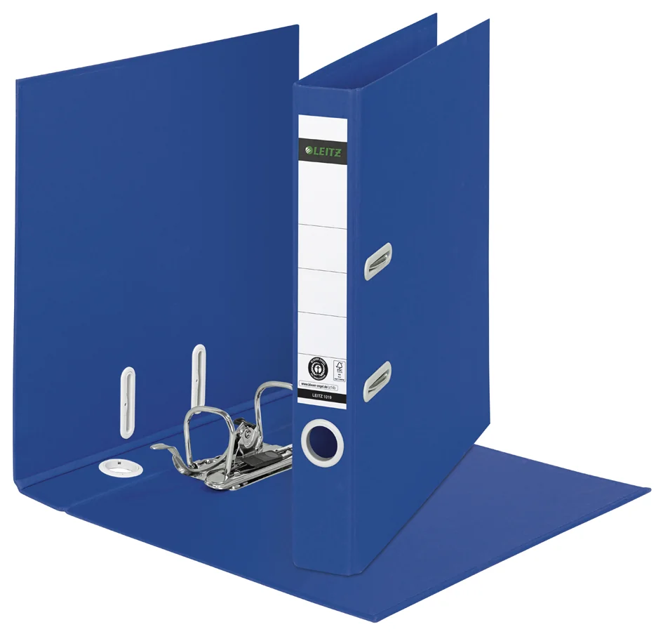 LEITZ Classeur Recycle, 180 degrés, 80 mm, rouge Grand Paris Fournitures LEITZ Classeur Recycle, 180 degrés, 80 mm, rouge – Image 4