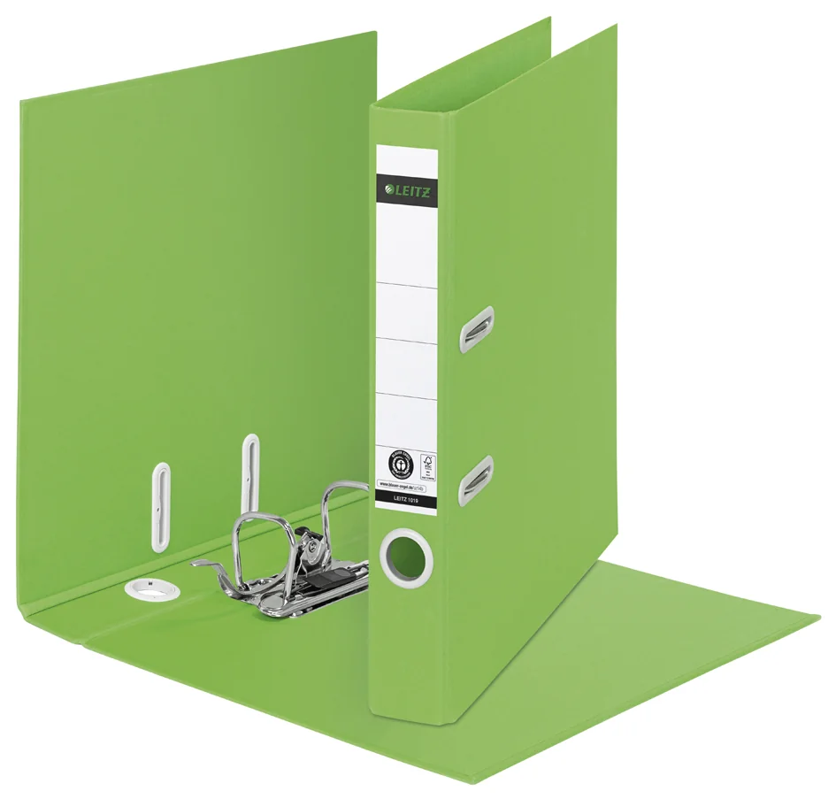 LEITZ Classeur Recycle, 180 degrés, 80 mm, rouge Grand Paris Fournitures LEITZ Classeur Recycle, 180 degrés, 80 mm, rouge – Image 5