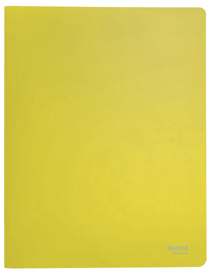 LEITZ Protège-documents Recycle, A4, PP, 40 pochettes, jaune Grand Paris Fournitures LEITZ Protège-documents Recycle, A4, PP, 40 pochettes, jaune
