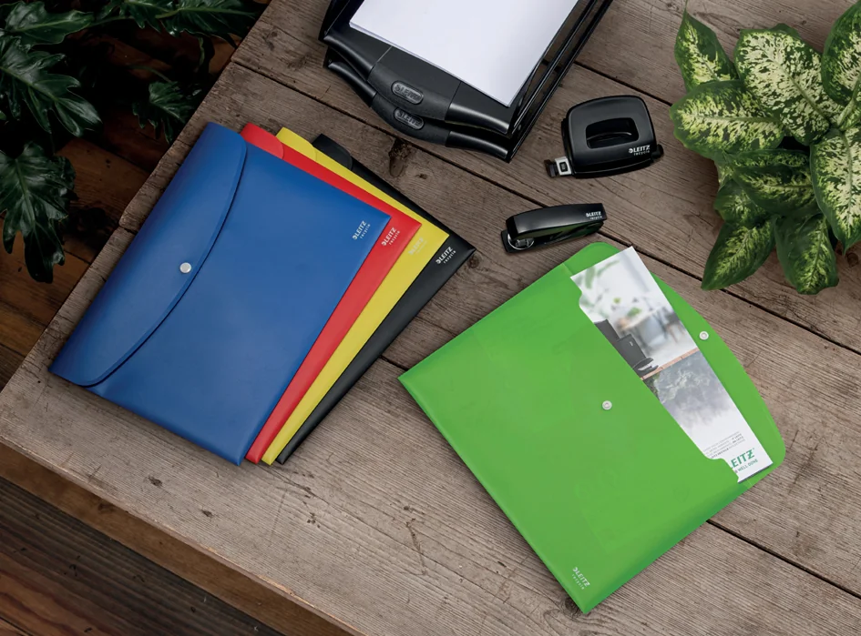 LEITZ Pochette à documents Recycle, A4, PP, jaune Grand Paris Fournitures LEITZ Pochette à documents Recycle, A4, PP, jaune – Image 6