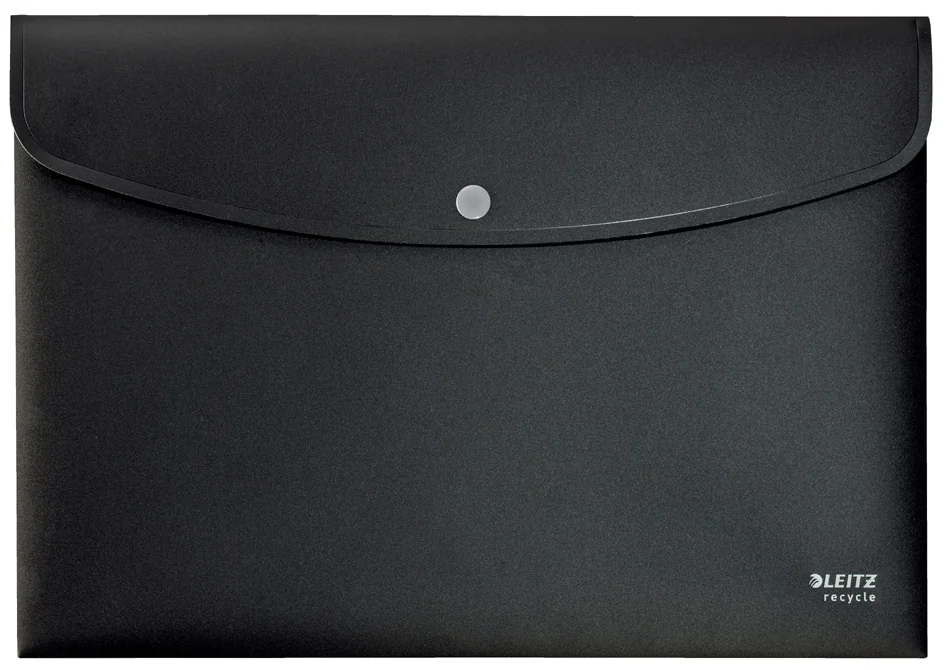 LEITZ Pochette à documents Recycle, A4, PP, noir Grand Paris Fournitures LEITZ Pochette à documents Recycle, A4, PP, noir – Image 5
