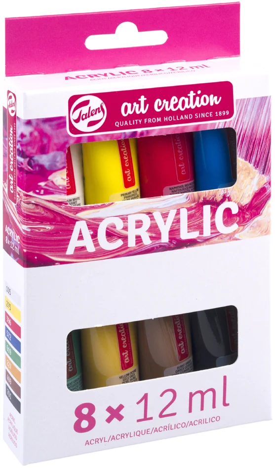 ROYAL TALENS Acrylique Art Creation, 12 ml, set de 12