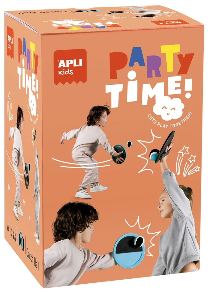APLI kids Jeu de lancer de balle à scratch PARTY TIME
