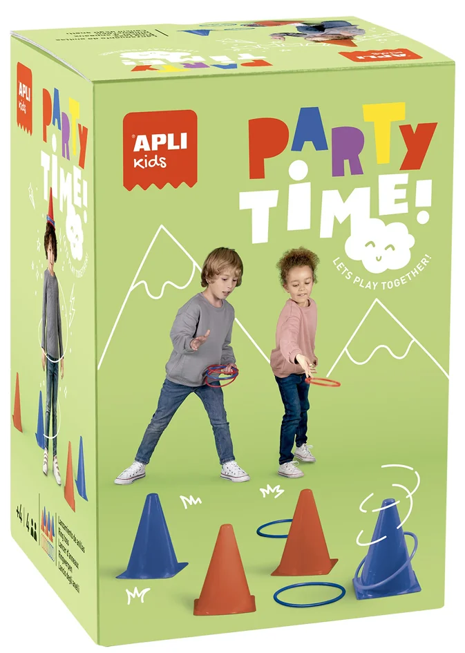APLI kids Jeu de lancer d'anneaux PARTY TIME